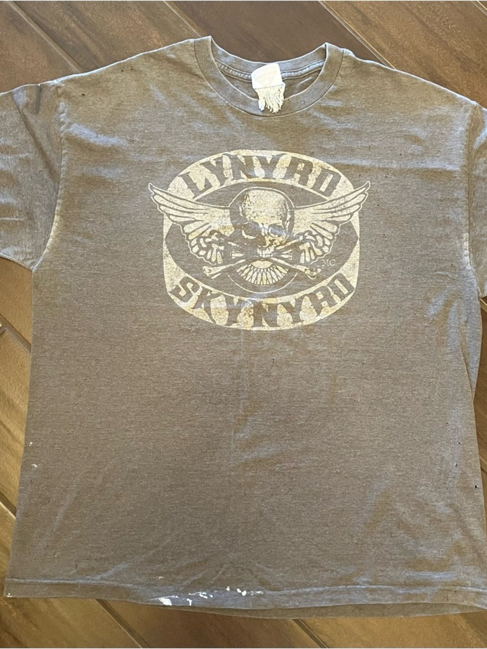 Vintage Lynyrd Skynyrd Graphic Short Sleeve Tee - Gray